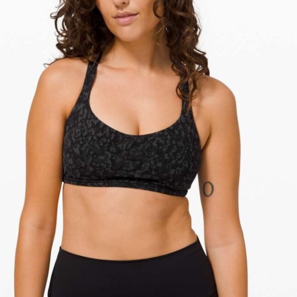 Lululemon Wild Thing Camo Deep Coal Multi Free To Be Bra Wild Size 10